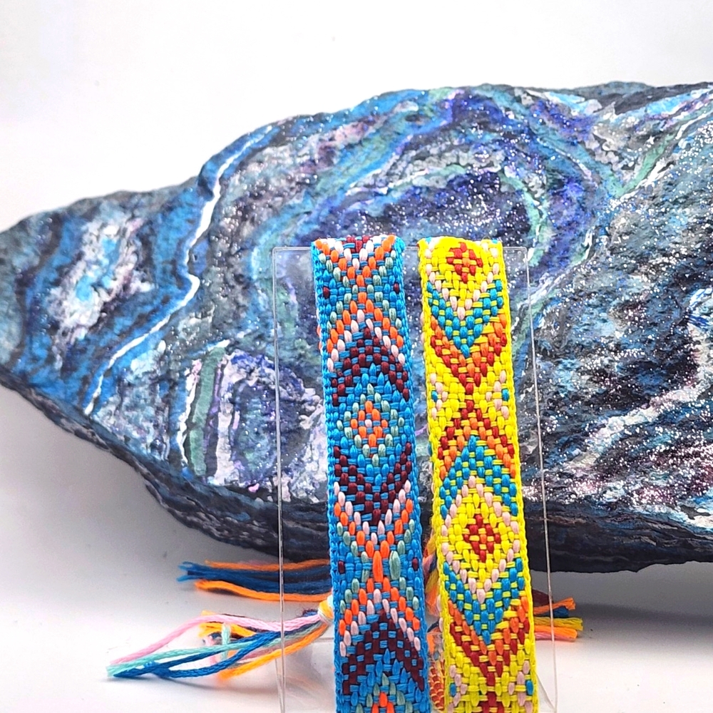 Friendship bracelets multiple colors and designs 2/10, 3/15, 5/20